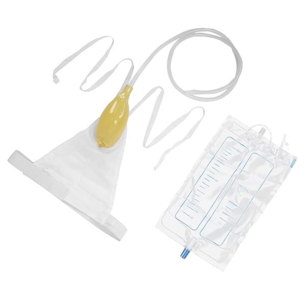Health Men Reusable Leak-Proof Large Capacity Urine Collection Bag - 1000ml