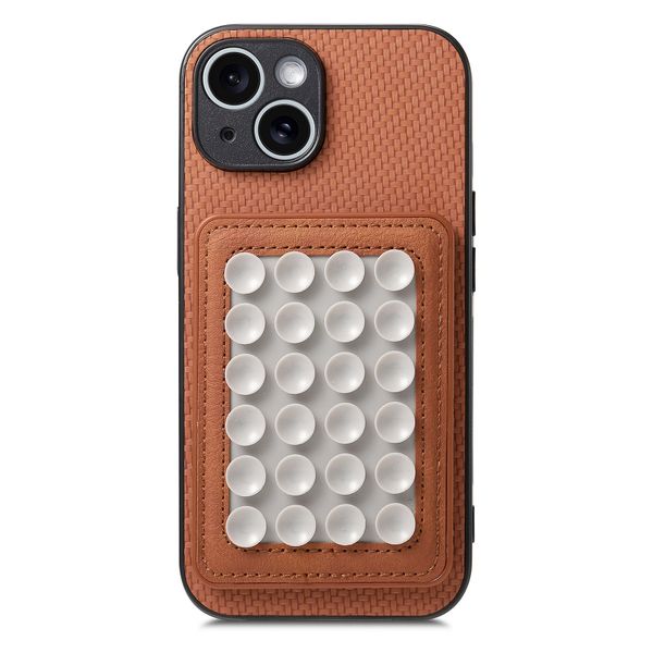 Creative Suction Cup Magnetic Mobile Phone Case Compatible with iPhone 14