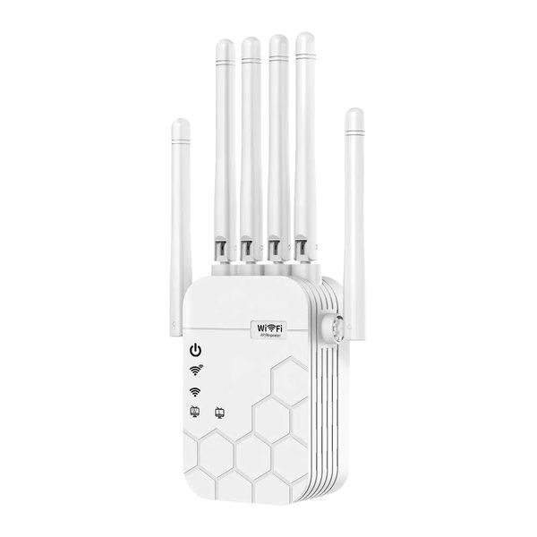 1200MbpsWiFiRangeExtender Repeater 6Antennas,Signal Booster AmplifierRouter