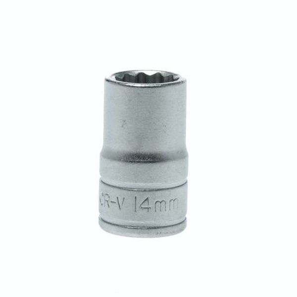 TengTools - 1/2" Drive 12 Point Socket 14mm - M120514-C