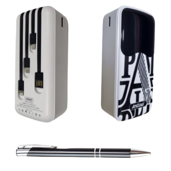 Andowl Fast Charging 40 000mah Power Bank with added Pen