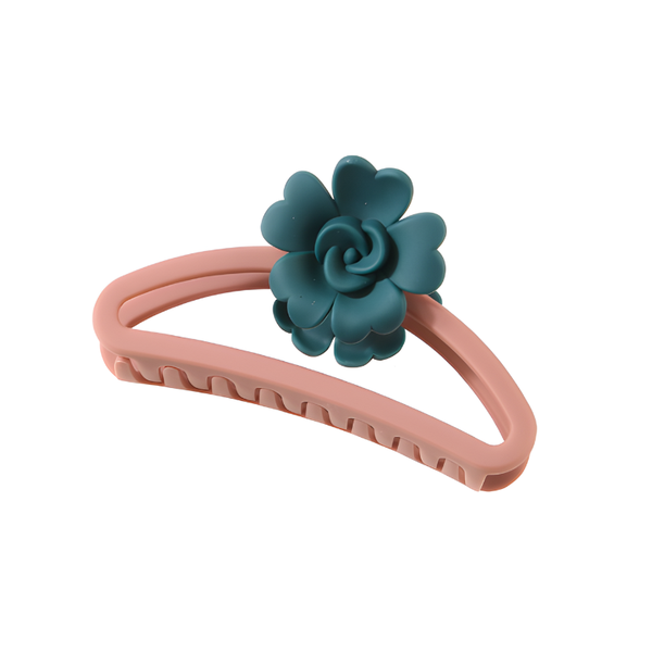 Matte Pastel Flower Hair Claw Clip