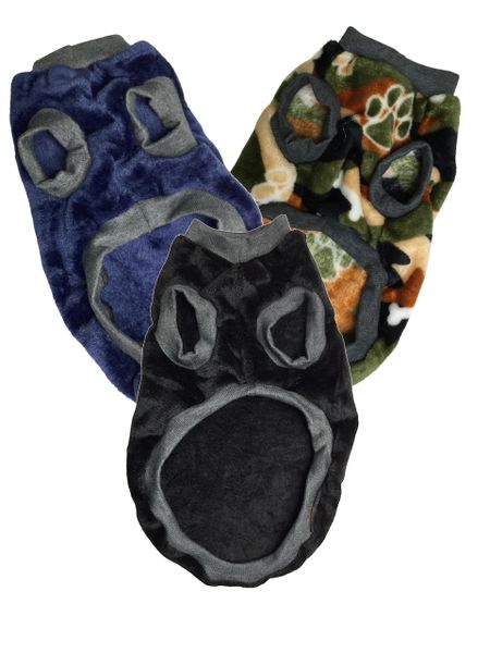 Set of 3 - Size Medium Warm Winter Dog Jersey's