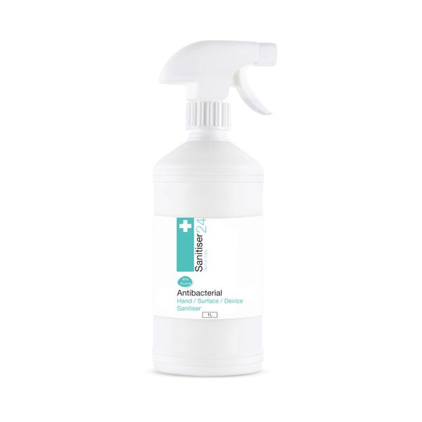 Sanitiser24 Hand Sanitiser - 1L - 85% Isopropyl Alcohol - Trigger Spray