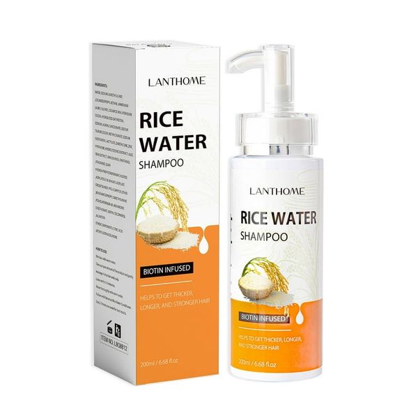 Rice Water Shampoo Biotin Infused