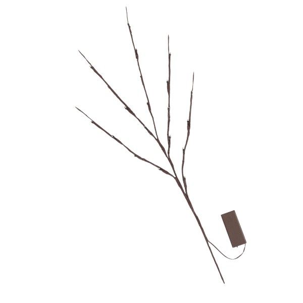 1 Piece Decorative LED Fairy Lights with 5 Flexible Branches - Brown