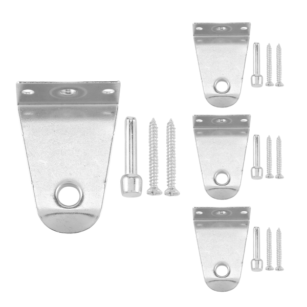 Metal Hold Down Brackets and Pins for Horizontal Blind Shades Window