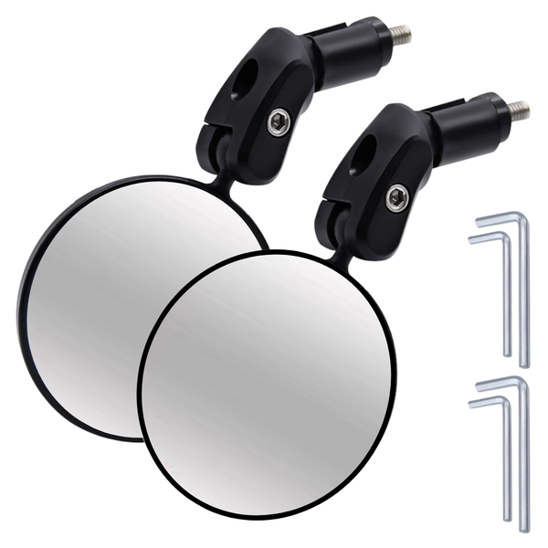 2-Pack Adjustable Bicycle Rearview Mirrors for Handlebars