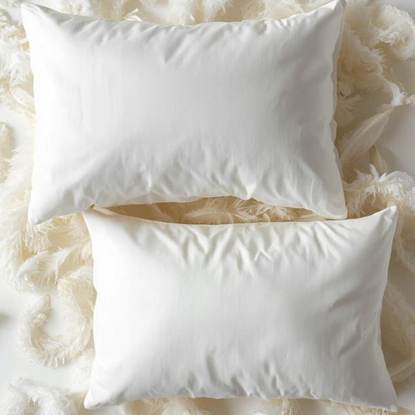 Dreamy Nights - Duck Feather Pillows Twin Pack 2000 - Cotton