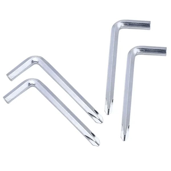2 in 1 Hexagon Allen key 5 mm L Shaped Spanner CR-V Steel Hand Tool-4 pack