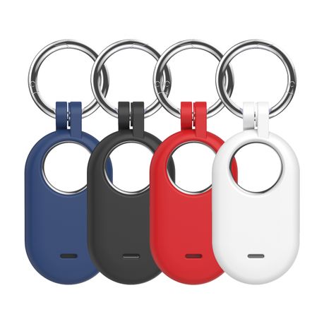 4 Pack - Okotec Smart Tag 2 Key Chain Silicone Case Holder Key Ring Cover Image