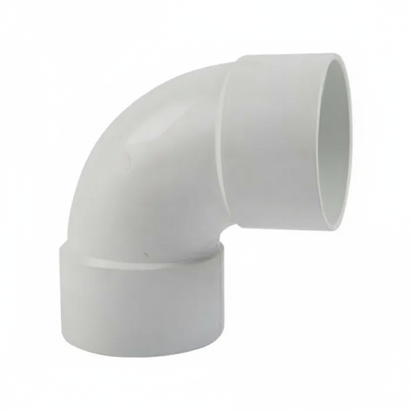 PVC 90-Degree Gutter Downpipe Bend Elbow - 95mm