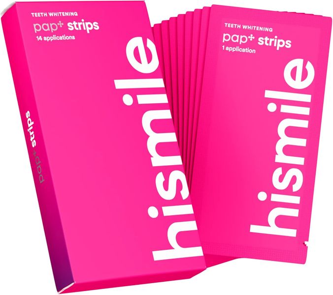 Teeth Brightening Strips for Sensitive, Peroxide Free, Dental White Strips Kit
