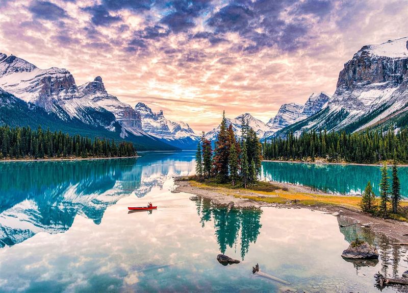 Unzip the landscape puzzle difficult puzzle 1 Piece
