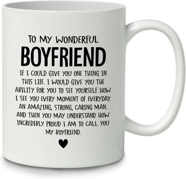 To my wonderful boyfriend - Valentines - Relationship mug