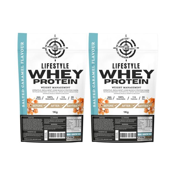Rogue Legion Lifestyle Whey Protein-2x1kg-Salted Caramel
