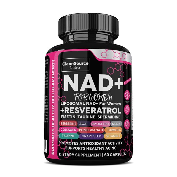 NAD+ Complex for Women - Anti-Aging &amp; Cellular Energy - 60 Capsules