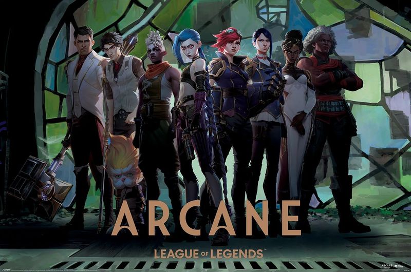 Arcane (Characters In Zaun Arcade) Poster