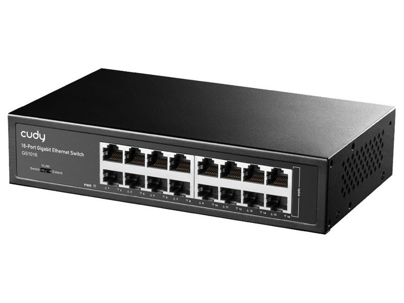 Cudy: 16 Port Gigabit Rack-Mount Switch | GS1016
