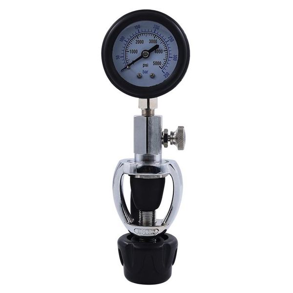 Scuba Diving Yoke Tank Pressure Checker 5000 Psi 350 Bar Accessories