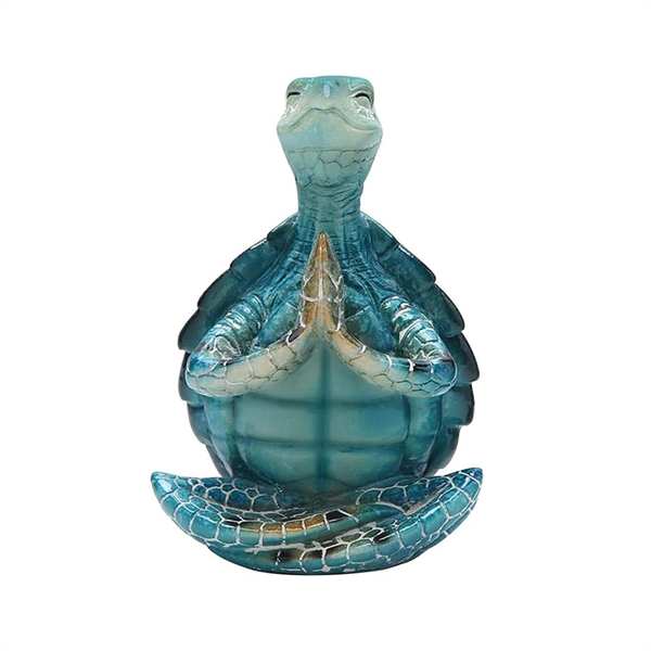 Turtle- Meditation Yoga Turtle Decor-Zen Yoga Turtle Figurine (A)