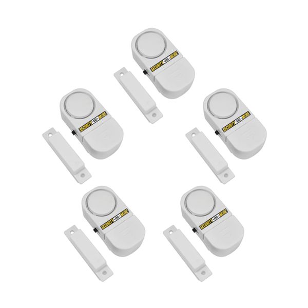5 Pack Window Door Wireless Alarm Siren