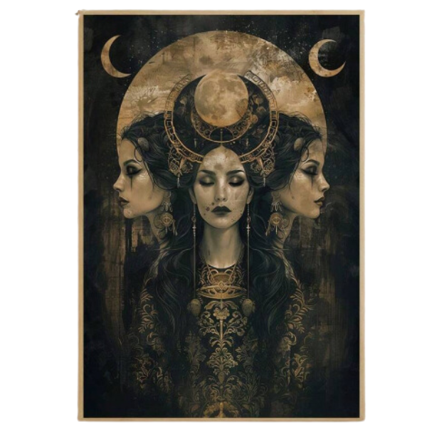 Pagan Moon Goddess Art Print