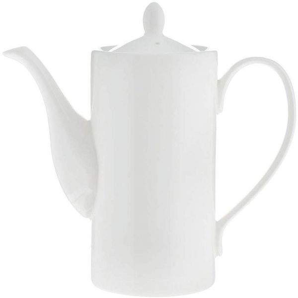 White Ceramic Coffee Pot &amp; Teapot 650ml