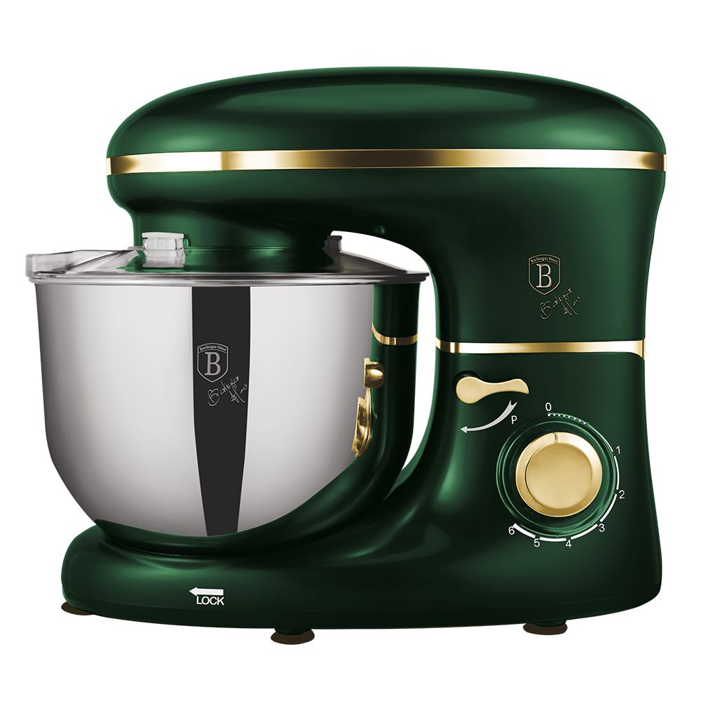 Berlinger Haus 1300W Kitchen Machine Stand Mixer - Emerald Green