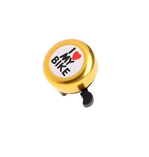 Bicycle Components &amp; Parts Metal Handlebar Bicycle Bell - Yellow