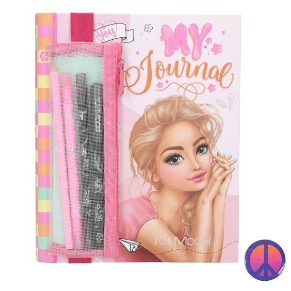 Top Model My Journal &amp; Pens with Peace Badge