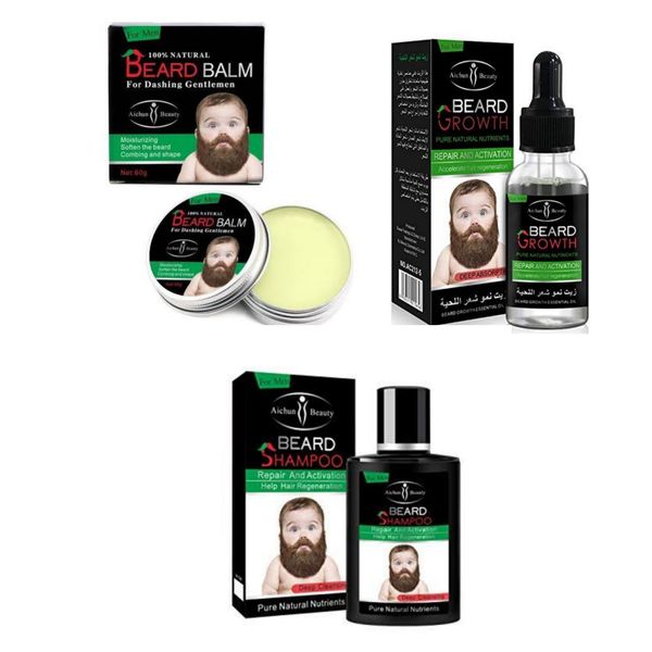 Beard Care Combo Shampoo, Oil and Balm
