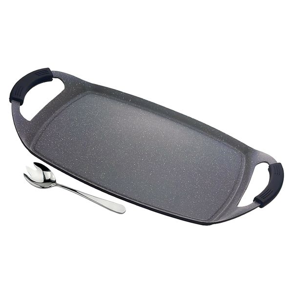 47cm - Granite Non-Stick Surface Die-cast Aluminum Grill-Plate