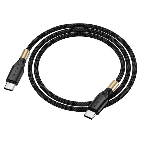 Borofone Cable BX92 Advantage - Type C to Type C - 60W 3A 1 metre black