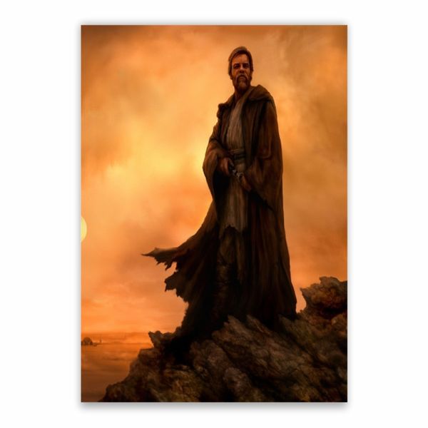 Obi-Wan Kenobi Volcano Poster - A1