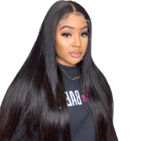 Brazilian Hair Wig, Straight 4x4 Part Closure Wig "24".