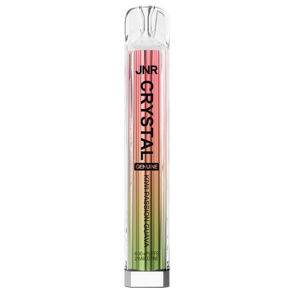 JNR Crystal Genuine - Passion-Kiwi-Guava 600 Puffs - Disposable 2%