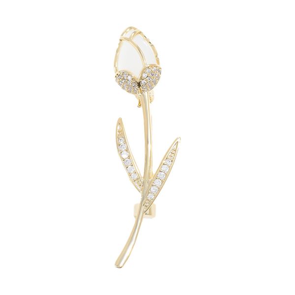 Women's High-End Luxury Tulip Brooch