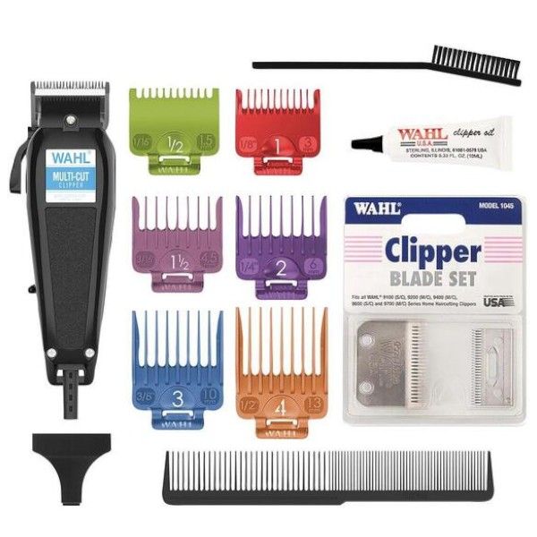 Wahl Barber Kit Special Edition Corded Hair Clipper Extra Blade Taper Combs