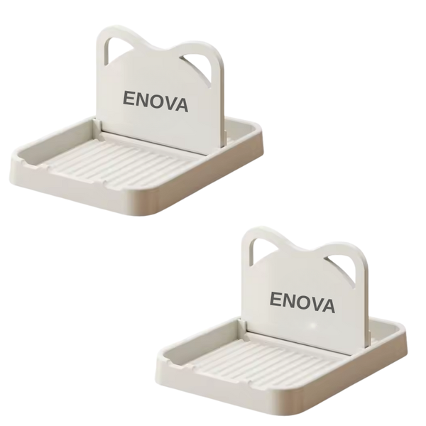 Enova Spoon Rack and Lid Holder Utensil Rack for Counter - 2 Pack
