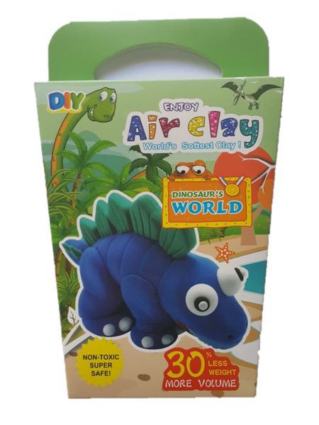 Non-toxic Air Dry Clay for Kids Blue Dino Variant