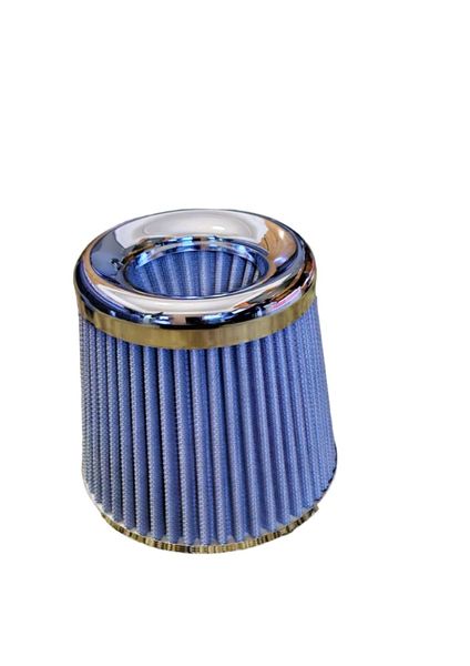 Cone Filter - Dual Cone/Induction Filter/Air Filter - Chrome 101mm x 140mm