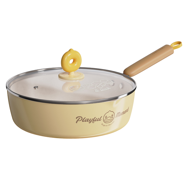 Cooker King x B.Duck 26cm Lightweight Non-Stick All Stove Use Frying Pan