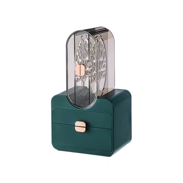 Jewelry Storage Box With Drawer Large Capacity Earrings Necklace Holder