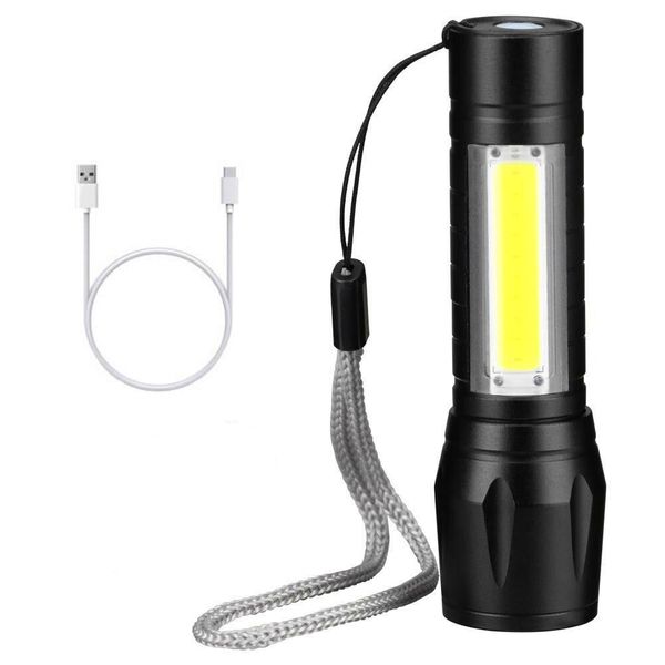 LED Flashlight Rechargeable Torch
