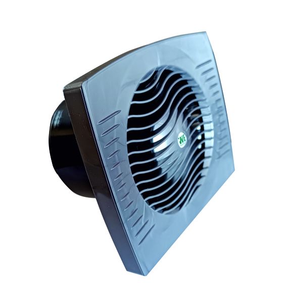 Ventilation wall ceiling grille internal or external mount 100mm Grey