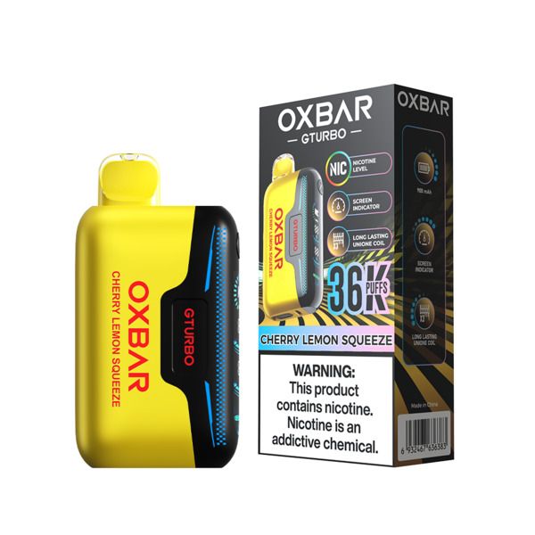 Oxbar Gturbo 36000 Puffs Cherry Lemon Squeeze