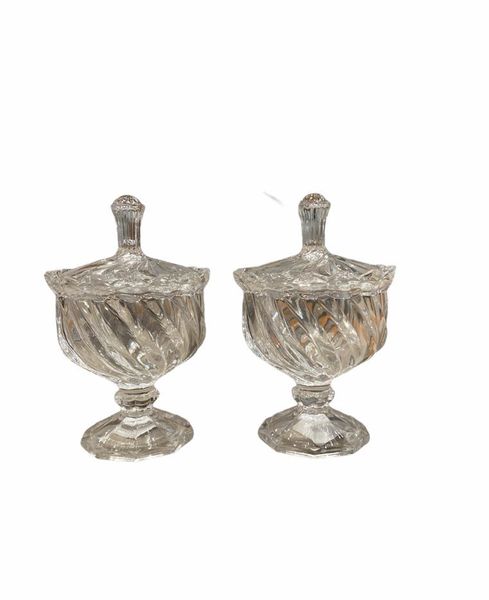 Candy Jar - Queen - Glass 2pc Set