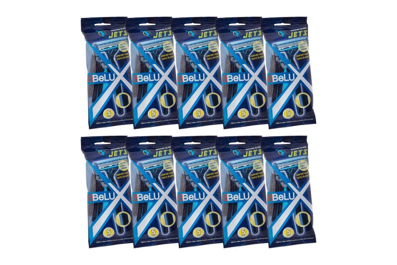 Belux Jet 3 Disposable Blades Bundle - 10 Pack (5's)