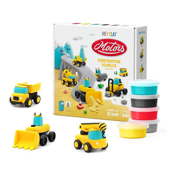 Hey Clay: Modelling Air-Dry Clay w Interactive App - Construction Cars, 12